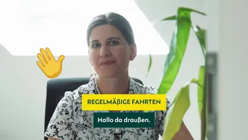 Im Video wird erklärt, wie regelmäßige Fahrten in der sprinti App angelegt werden können.