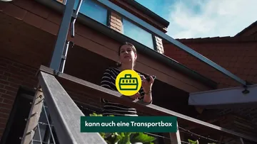 Das Video erklärt, worauf zu achten ist, wenn ein Hund im sprinti mitgenommen werden soll.