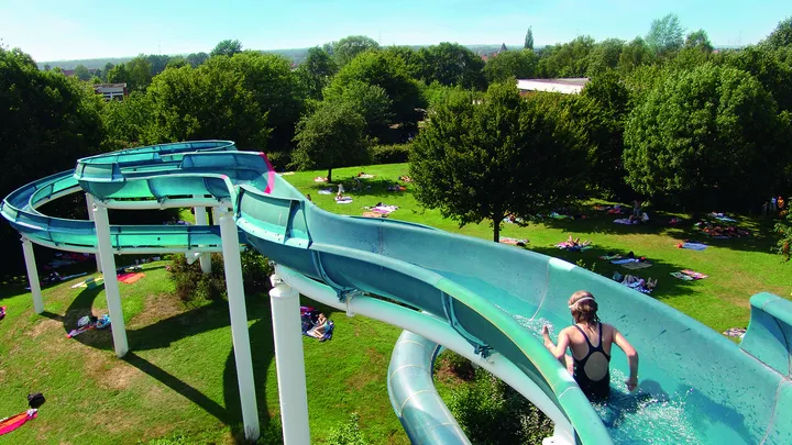 Rutsche im Freizeitbad Münchenhagen