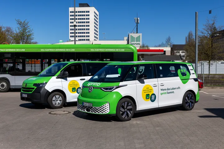 Neue VW Fahrzeuge für die sprinti Flotte der ÜSTRA